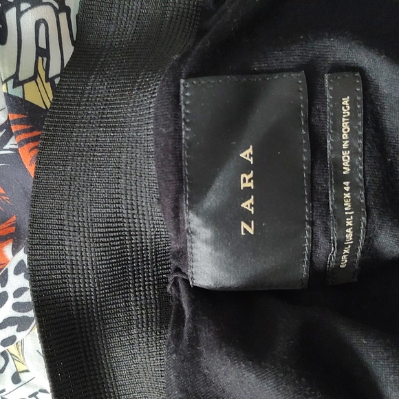 Zara Comic Print Bomber Jacket Men's XL - Picture 8 of 9